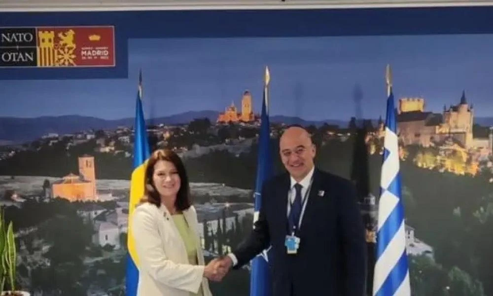 Δένδιας από Μαδρίτη: Η Ελλάδα "δίπλα" σε Σουηδία και Φινλανδία για την ένταξή τους στο ΝΑΤΟ